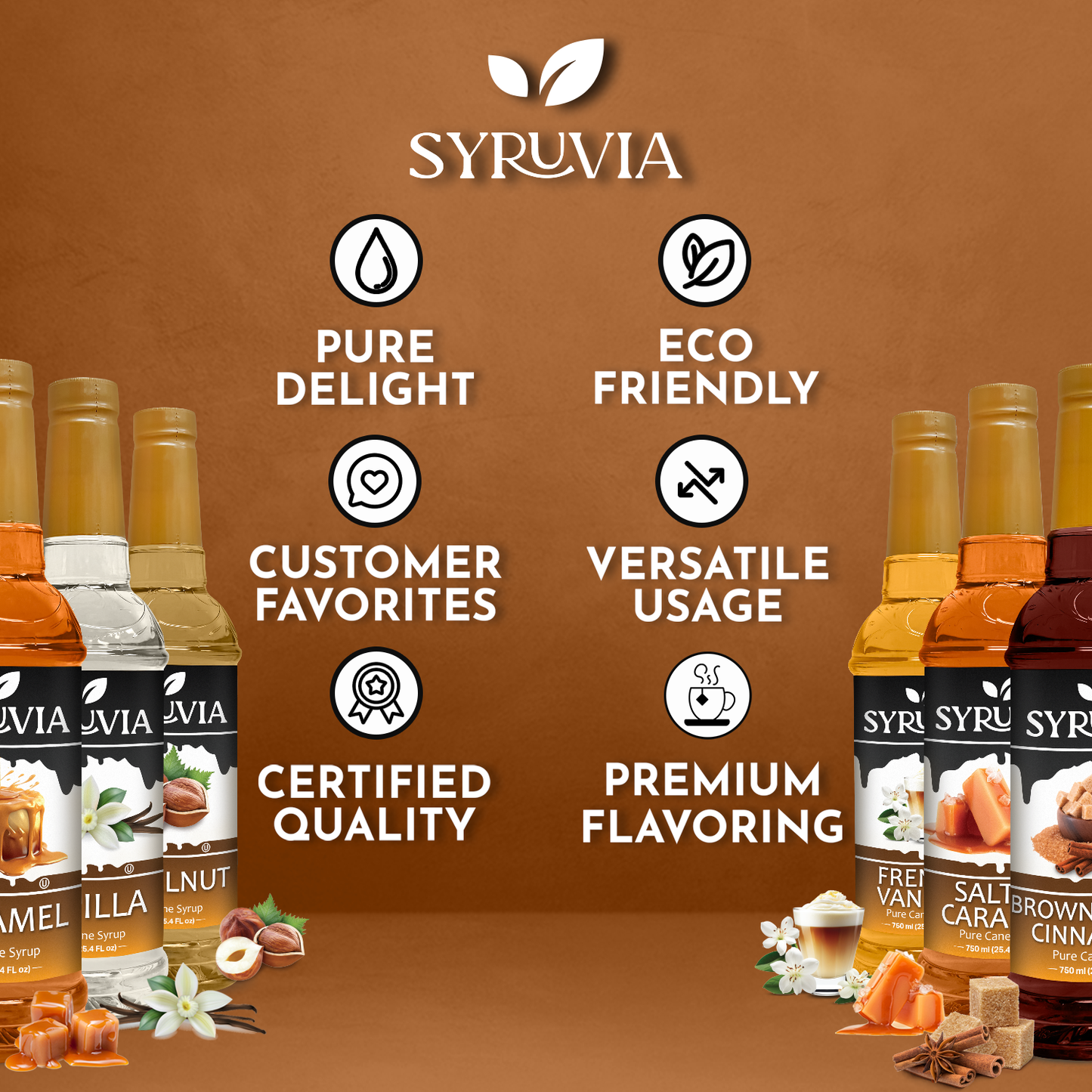 Syruvia Mix Case - Barista Edition  (6 Pack)