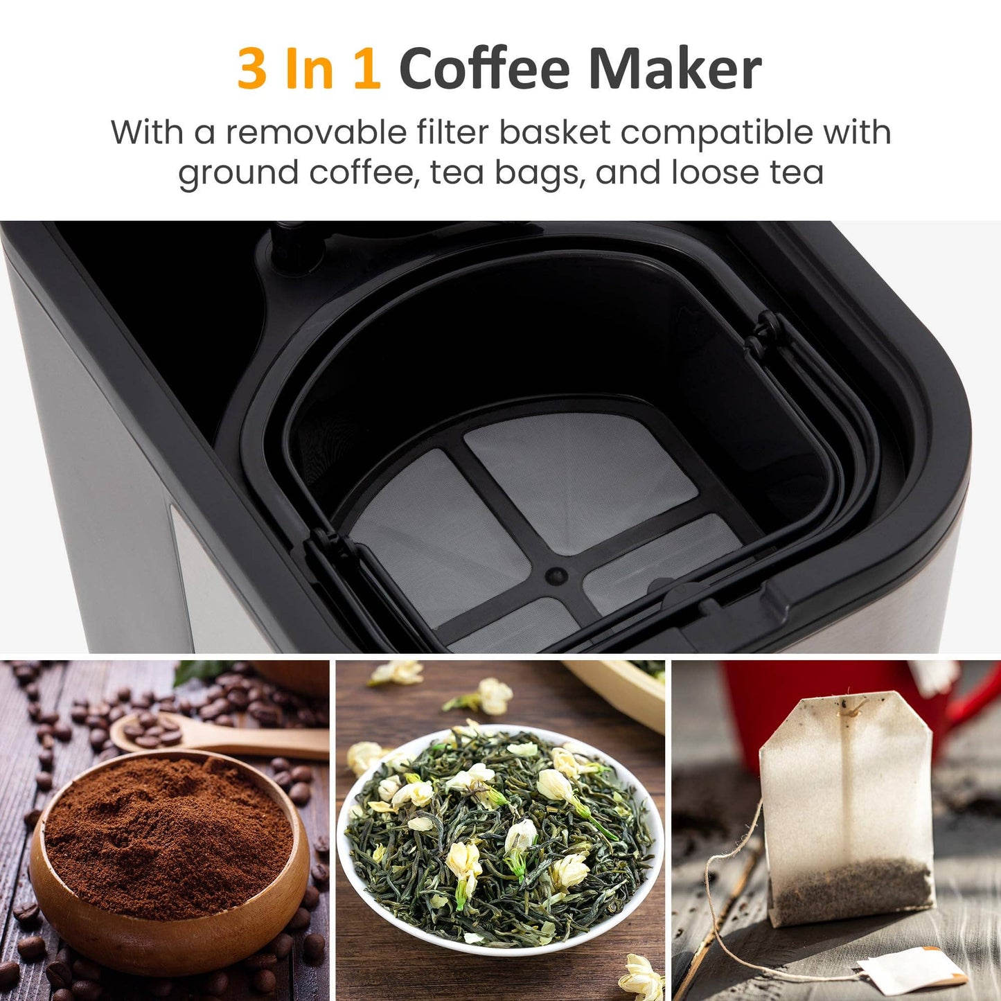 Iced Tea Maker 3-Quart Pitcher, Iced Coffee Brewing Maker