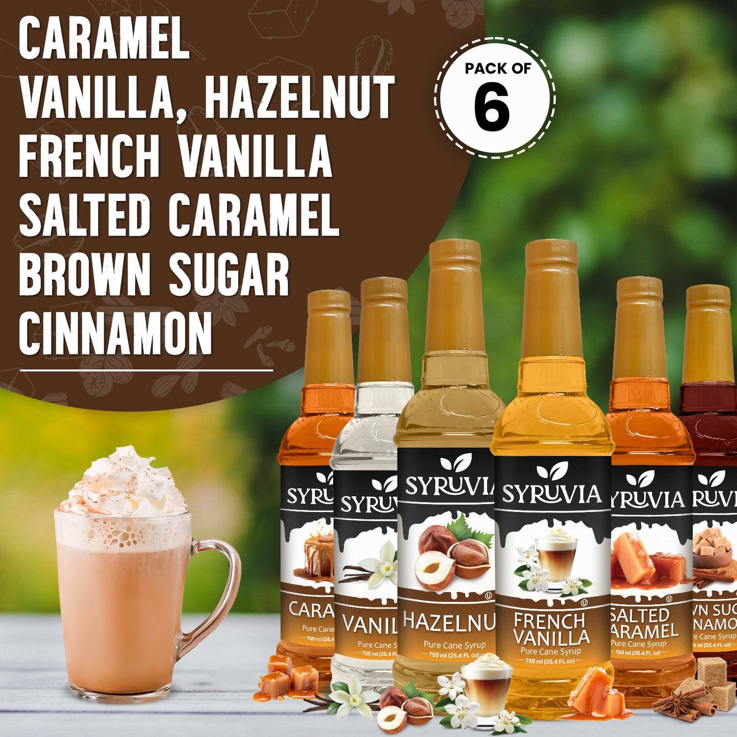 Syruvia Mix Case - Barista Edition  (6 Pack)