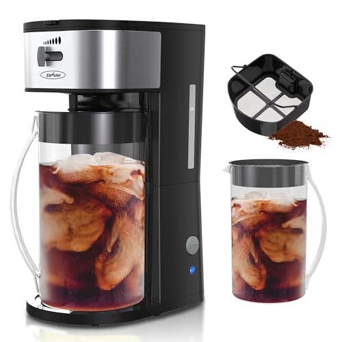 Iced Tea Maker 3-Quart Pitcher, Iced Coffee Brewing Maker