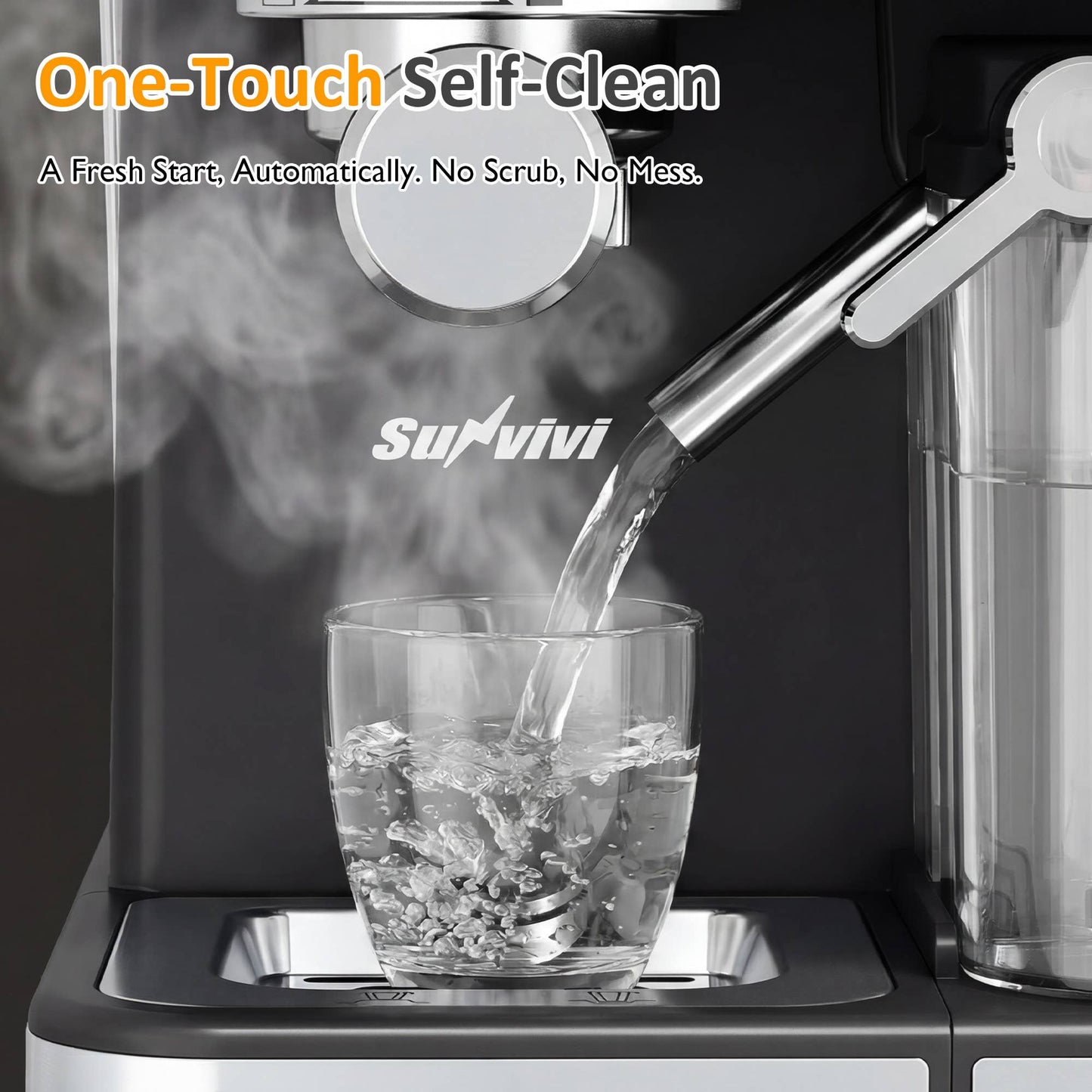 Espresso Machine & Iced Coffee Maker with Cold Brew
